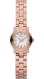 Marc Jacobs Amy White Dial Rose Gold Steel Strap Watch for Women - MBM3227 Authentic Buy Shop Now