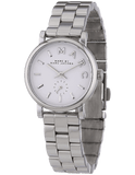 Marc Jacobs Baker White Dial Silver Steel Strap Watch for Women - MBM3242 Authentic Buy Shop Now