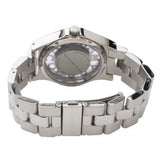 Marc Jacobs Henry Skeleton Silver Dial Silver Steel Strap Watch for Women - MBM3262 Authentic Buy Shop Now