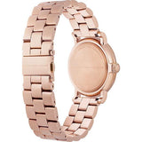Marc Jacobs Baker Blue Dial Rose Gold Steel Strap Watch for Women - MBM3330 Authentic Buy Shop Now