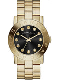Marc Jacobs Amy Black Dial Gold Steel Strap Watch for Women - MBM3336 Authentic Buy Shop Now