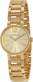 Marc Jacobs Peggy Gold Dial Gold Steel Strap Watch for Women - MBM3405 Authentic Buy Shop Now