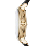 Marc Jacobs Roxy White Dial Black Leather Strap Watch for Women - MJ1537 Authentic Buy Shop Now