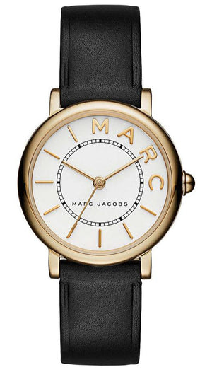 Marc Jacobs Roxy White Dial Black Leather Strap Watch for Women - MJ1537 Authentic Buy Shop Now