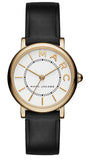 Marc Jacobs Roxy White Dial Black Leather Strap Watch for Women - MJ1537 Authentic Buy Shop Now