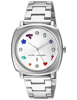 Marc Jacobs Mandy Silver Dial Silver Steel Strap Watch for Women - MJ3548 Authentic Buy Shop Now