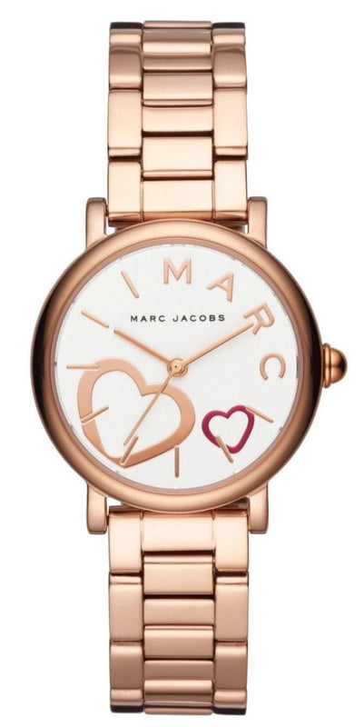 Marc Jacobs Classic White Dial Rose Gold Steel Strap Watch for Women - MJ3592 Authentic Buy Shop Now