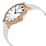 Marc Jacobs Roxy White Dial White Leather Strap Watch for Women - MJ1561 Authentic Buy Shop Now