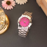 Marc Jacobs Amy Pink Dial Rose Gold Steel Strap Dial Watch for Women - MBM8625 Authentic Buy Shop Now