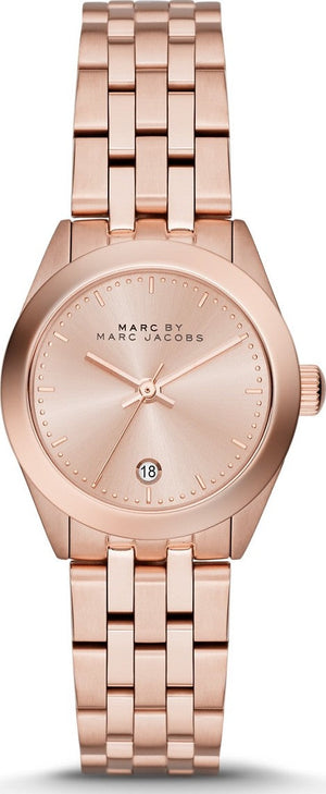 Marc Jacobs Peeker Rose Gold Dial Rose Gold Steel Strap Watch for Women - MBM3374 Authentic Buy Shop Now