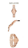 Marc Jacobs Amy White Dial Rose Gold Steel Strap Watch for Women - MBM8613 Authentic Buy Shop Now