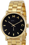 Marc Jacobs Baker Black Dial Gold Steel Strap Watch for Women - MBM3355 Authentic Buy Shop Now