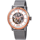 Maserati Epoca Automatic White Dial Silver Mesh Bracelet Watch For Men - R8823118001 Authentic Buy Shop Now