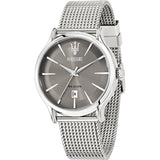 Maserati Epoca Grey Dial Grey Mesh Bracelet Watch For Men - R8853118002 Authentic Buy Shop Now