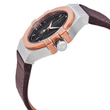 Maserati Potenza Black Dial Brown Leather Strap Watch For Men - R8851108014 Authentic Buy Shop Now