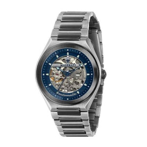Maserati Triconic Automatic Skeleton Blue Dial Watch For Men - R8823139001 Authentic Buy Shop Now