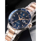 Maserati SFIDA Quartz Blue Dial Stainless Steel 44mm Watch For Men - R8853140003 Authentic Buy Shop Now