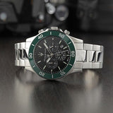 Maserati Competizione Chronograph Black Dial Silver Steel Strap Watch For Men - R8873600008 Authentic Buy Shop Now