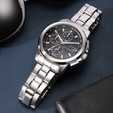 Maserati Successo Solar Edition Black Dial Silver Steel Strap Watch For Men - R8873645003 Authentic Buy Shop Now