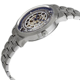 Maserati Ricordo Automatic Skeleton Silver Dial Silver Steel Strap Watch For Men - R8823133005 Authentic Buy Shop Now