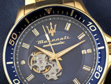 Maserati SFIDA Automatic Diamond Dial Limited Edition Watch For Men - R8823140004 Authentic Buy Shop Now