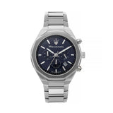 Maserati Stile Blue Dial Silver Steel Strap Watch For Men - R8873642006 Authentic Buy Shop Now