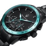 Maserati Traguardo Aqua Edition Black Dial Black Steel Strap Watch For Men - R8873644002 Authentic Buy Shop Now