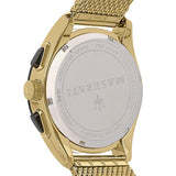 Maserati Traguardo 45mm Quartz Gold Black Dial Watch For Men - R8873612010 Authentic Buy Shop Now