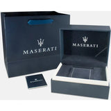 Maserati Traguardo Chronograph Blue Dial Black Silicone Strap Watch For Men - R8871612044 Authentic Buy Shop Now
