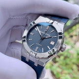 Maurice Lacroix Aikon Automatic Blue Dial Blue Rubber Strap Watch for Men - AI11808-SS000B-430-4 Authentic Buy Shop Now