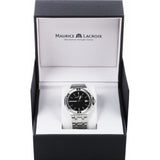 Maurice Lacroix Aikon Venturer Black Dial Silver Steel Strap Watch for Men - AI1008-SS002-331-1 Authentic Buy Shop Now
