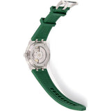 Maurice Lacroix Aikon Chronograph Green Dial Green Rubber Strap Watch for Men - AI1018-SS000-630-5 Authentic Buy Shop Now