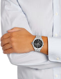 Maurice Lacroix Aikon Automatic Black Dial Silver Steel Strap Watch For Men - AI6008-SS002-330-1 Authentic Buy Shop Now