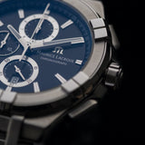 Maurice Lacroix Aikon Chronograph Black Dial Silver Steel Strap Watch for Men - AI1018-SS002-330-1 Authentic Buy Shop Now