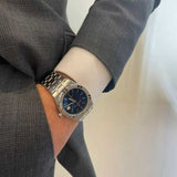 Maurice Lacroix Aikon Date Blue Dial Silver Steel Strap Watch for Men - AI1108-SS002-430-1 Authentic Buy Shop Now