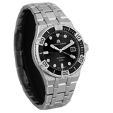 Maurice Lacroix Aikon Venturer Automatic Black Dial Silver Steel Strap Watch For Men - AI6057-SSL22-330-1 Authentic Buy Shop Now