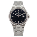 Maurice Lacroix Aikon Venturer Black Dial Silver Steel Strap Watch for Men - AI1008-SS002-331-1 Authentic Buy Shop Now