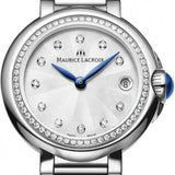 Maurice Lacroix Fiaba Diamonds Mother of Pearl Dial Silver Steel Strap Watch for Women - FA1004-SD502-170-1 Authentic Buy Shop Now