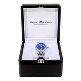 Maurice Lacroix Aikon Automatic Blue Dial Silver Steel Strap Watch for Women - AI1807-SS002-430-1 Authentic Buy Shop Now