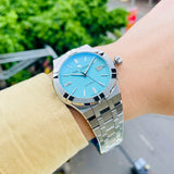 Maurice Lacroix Aikon Automatic Limited Summer Edition Blue Dial Silver Steel Strap Watch For Men - AI6008-SS00F-431-1 Authentic Buy Shop Now