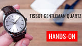 Tissot Gentlemen Silver Dial Brown Leather Strap Watch for Men - T127.410.16.031.01 Authentic Buy Shop Now