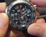 Tag Heuer Formula 1 Blue Dial Black Rubber Strap Watch for Men - CAZ1014.FT8024 Authentic Buy Shop Now