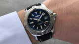 Breitling Avenger Automatic GMT 43 Black Dial Black Nylon Strap Watch for Men - A32397101B1X1 Authentic Buy Shop Now