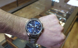 Tissot T Sport Chrono XL Classic Blue Dial Silver Steel Strap Watch For Men - T116.617.11.047.01 Authentic Buy Shop Now
