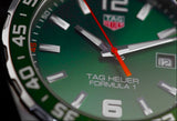 Tag Heuer Formula 1 Limited Edition Green Dial Silver Steel Strap Watch for Men - WAZ1017.BA0842 Authentic Buy Shop Now