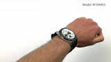 Guess Legacy White Dial Black Rubber Strap Watch For Men - W1049G3 Authentic Buy Shop Now