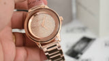 Michael Kors Kinley Rose Gold Dial Rose Gold Steel Strap Watch for Women - MK6210 Authentic Buy Shop Now