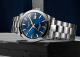 Tissot Gentlemen Powermatic 80 Silicium Blue Dial Silver Steel Strap Watch For Men - T127.407.11.041.00 Authentic Buy Shop Now