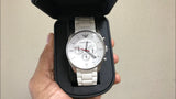 Emporio Armani Sport Chronograph White Dial White Silicone Strap Watch For Men - AR5859 Authentic Buy Shop Now