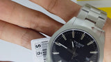 Tissot Gentleman Black Dial Silver Steel Strap Watch For Men - T127.410.11.051.00 Authentic Buy Shop Now